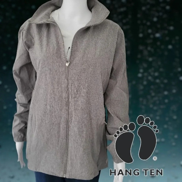 Hang Ten Jackets & Blazers - Hang Ten | Water Repellant Hybrid Jacket | Gray | NWT